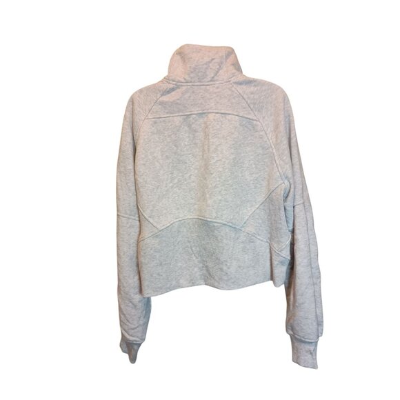 Glow Motion Gray Half Zip Pullover Sweatshirt Women's Sz. M - Picture 4 of 7